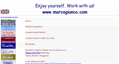 Desktop Screenshot of marcogiunco.com